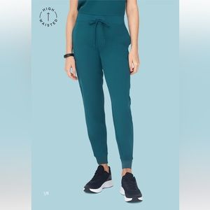 Mandala Caribbean Blue High Waisted Joggers - XS Tall